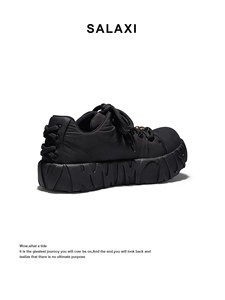 Zapatillas Deportivas Clásicas de Plataforma Negras con Diseño de Estrellas, de Cuero Genuino, para Caminar, Moda Urbana, Primavera-Otoño - Product Image 6