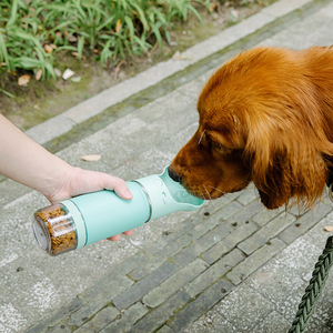 Garrafa de Viagem Portátil para Cães de Aço Inoxidável Leve e à Prova de Vazamento com Tigela Dispensadora para Filhotes de Grau Alimentício - Product Image 6