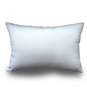 ¿Venta al por mayor 12x18 blanco de lino de poliéster liso funda de almohada blanco sofá almohada cubierta para sublimación?