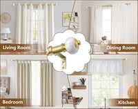 Tringle à Rideaux en Acier Inoxydable, Tringle à Rideaux Réglable en Métal, Style Moderne pour la Maison, Vente Chaude