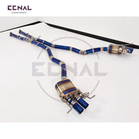Système d'échappement Catback à tuyau en X de longueur égale avec soupape Ecnal pour Bentley Continental GT 4.0T Titanium 2012-2017