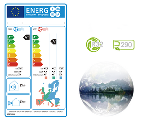 Chigo/Hisense 9000btu-36000 BTU Multi Zone Mini Chia Nhiệt Hệ Thống Bơm Điều Hòa Không Khí AC - Product Image 2