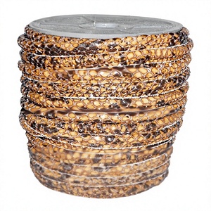สาย Nappa เย็บหนังแท้สำหรับสัตว์เลื้อยคลานสายสำหรับงานฝีมือ DIY - Product Image 5
