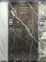 Dalle en porcelaine de marbre de haute qualité Foshan 2400x1200mm grande dalle de carrelage pierre frittée luxueuse pour mur d'hôtel grande dalle