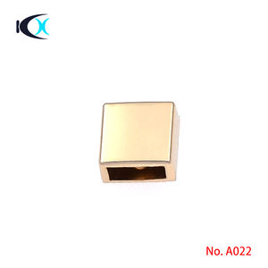 बैग हार्डवेयर चमड़े की बेल्ट धातु समाप्ति टिप्स जिंक मिश्र का पट्टा अंत टोपियां - Product Image 5