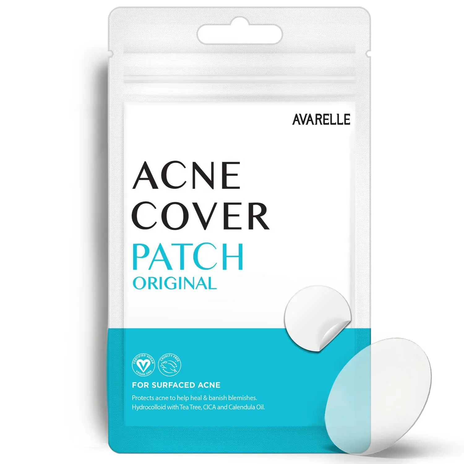 Patch hydrocolloïde pour boutons d'acné avec points absorbants