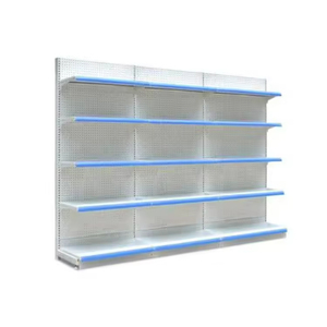 <span class=keywords><strong>Scaffali</strong></span> Gondola in Metallo Personalizzabili per <span class=keywords><strong>Dimensioni</strong></span> e Colore, Espositori Bianchi per Supermercati - Product Image 1
