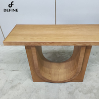 Meubles de villa d'hôtel, design moderne, tables rectangulaires pour l'entrée, tables de console en bois pour le salon