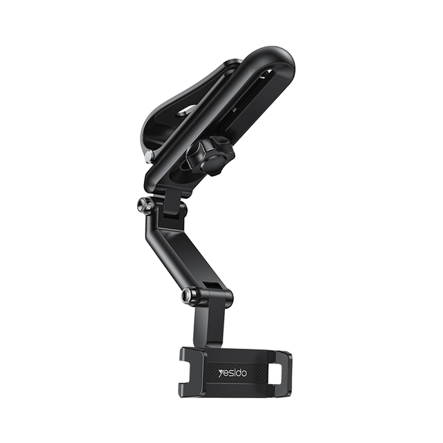 C194 Car Phone Mount Sun Visor Phone Holder for Car Universal Clip 360 Degree Adjustable Cellphone Stand Rearview Mirror Cradle