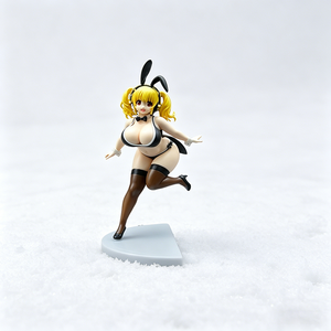 Figurine d'action de fille <span class=keywords><strong>anime</strong></span> aux gros <span class=keywords><strong>seins</strong></span>, figurine de fille lapine à l'échelle 1/4 pour la décoration de bureau à domicile - Product Image 4