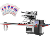 Couche pour bébé/adulte entièrement automatique, Machine d'emballage Horizontal, couche avec sac en plastique, formation automatique, remplissage, sac d'oreiller