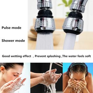 Diffuseur d'eau rotatif à 360 degrés en laiton, économiseur d'eau, filtre pour robinet de cuisine, aérateur argenté moderne, best-seller - Product Image 5