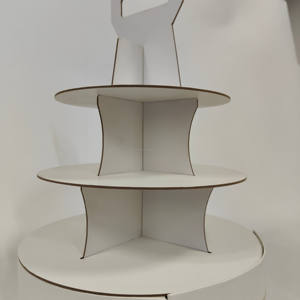 Caja de Almacenamiento Multicapa Personalizable para Pastel de Bodas, Juego de Mesa de Postres, West Point, Soporte de Papel - Product Image 3