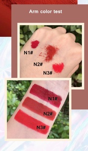 Vente en gros de produits végétaliens de haute qualité personnalisés sans logo Private Label High Pigment <span class=keywords><strong>Meca</strong></span> Matte Liquid Waterproof Herbal Lipgloss Lipstick - Product Image 5