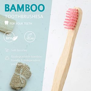 BPA Miễn Phí Biểu Tượng Tùy Chỉnh Trẻ Em Tre Bàn Chải Răng Mềm Lông Số Lượng Lớn Đầy Màu Sắc Bằng Gỗ Xử Lý Trẻ Em Của Bàn Chải Đánh Răng Cho Nhà Du Lịch - Product Image 3