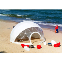 Tente dôme PVC personnalisée pour événements, diamètres 5M, 10M, 15M, 30M, montage rapide pour tournages, restaurants en plein air, festivals et célébrations