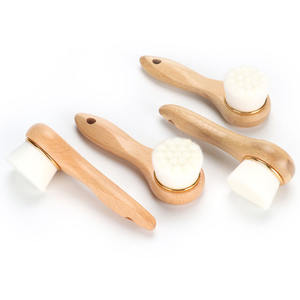 Brosse de Massage de nettoyage du <span class=keywords><strong>visage</strong></span> au charbon de bambou de haute qualité, poils doux, peau, pores, <span class=keywords><strong>visage</strong></span>, nettoyeur, bois - Product Image 2