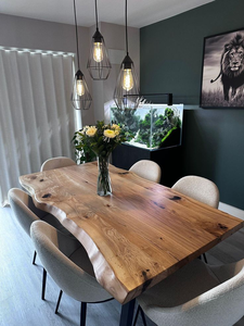 Modern Furniture South America Walnut Natural Shape <strong>Table</strong> <strong>Top</strong> Live Edge <strong>Wood</strong> Slab Dining <strong>Table</strong> - Product Image 2