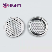 Grille de ventilation en acier inoxydable HIGHYI grille de soupape d'extraction ronde armoires de cuisine meubles couvercle de bouche d'aération étanche à l'humidité