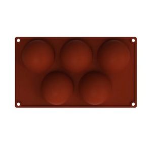 Moule à mousse en silicone à 6 cavités en forme de demi-sphère, outils de pâtisserie, moules à gâteaux - Product Image 2