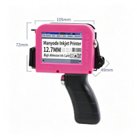 Mini imprimante jet d'encre intelligente, code QR de date de production, machine d'étiquetage portable pour bouteilles en métal et en plastique, cartons 1691