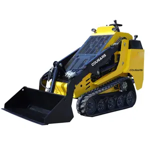 Cgmini Mini Skid Steer traktör kuengine motor EPA motor ön yükleyici üçlü hidrolik pompa nominal yük 1 Ton kova eki