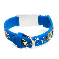 Gelang Anti Alergi Anak dari Silikon dengan Pelat Ukiran