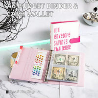 Vente en gros Classeur économique A5 personnalisé 100 g/m² Presse-papier en cuir PU Fermeture magnétique Marque Feimeng de haute qualité Organisateur d'argent