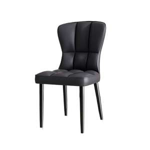 Dining Chair Upholstered Extra Thick <b>Backrest</b> Modern Design For Home Living Room Adult Use - Product Image 5