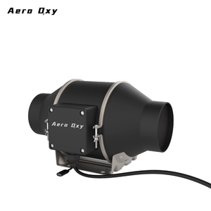 Pengontrol Kecepatan 220V EC Inline Kipas Saluran 4 Inci Baja Tahan Karat Sistem Ventilasi Aliran Campuran OEM Dapat Disesuaikan Set Lengkap - Product Image 1