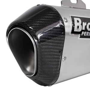 Pot d'échappement universel Brocks CT SINGLE pour <span class=keywords><strong>moto</strong></span> 60mm pour GSXR1000R CBR1000RR R1 MT10 ZX10R Z900 CBR650R 765RS S1000RR RSV4 - Product Image 4