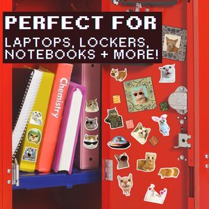 100 Pegatinas Divertidas de Memes de Gatos, Calcomanías de Vinilo Impermeables, Pegatinas de Vinilo de 2/3 Pulgadas para Diario, Laptop, Botella de Agua, Patineta - Product Image 3