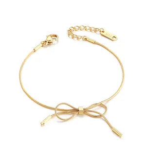 custom hot sale dainty trendy minimalist inspirational gold plated copper knot origami triangle shaped bracelets for women