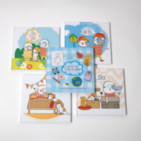 Libro educativo personalizado para niños | Cartón reciclado FSC y tapa dura | Aprendizaje de Niños Pequeños/Enseñanza preescolar