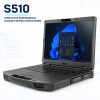 Portátil Robusto Getac S510 Preparado para IA, Intel Core Ultra, Pantalla FHD de 15.6 Pulgadas, Windows 11 Pro, para Servicio Industrial y de Campo