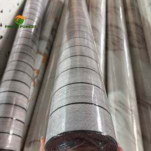 Rouleaux <span class=keywords><strong>de</strong></span> papier peint <span class=keywords><strong>PVC</strong></span> à motif géométrique en bois moderne, autocollants muraux en marbre imperméables autocollants pour la maison, l'escalier, la <span class=keywords><strong>salle</strong></span> <span class=keywords><strong>de</strong></span> <span class=keywords><strong>bain</strong></span> - Product Image 2