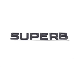 Per Skoda Supeb Octavia Kodiaq <span class=keywords><strong>Kamiq</strong></span> 4x4 FABIA black letter tail box car logo - Product Image 3