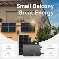 Kit solaire Plug and Play Balkonkraftwerk 800W 600W Système de balcon PV Micro-onduleur flexible et réglable Centrales solaires sur réseau