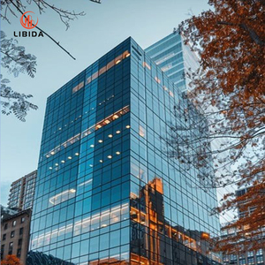 <span class=keywords><strong>Façade</strong></span> extérieure en verre double trempé avec structure en alliage d'aluminium unitaire pour hôtel - Product Image 2
