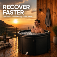 Baignoire gonflable portable pour bain froid, piscine de récupération pour adultes, utilisation à domicile, en salle de sport, en extérieur ou en intérieur