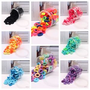 Set di 100 pezzi di <span class=keywords><strong>fascia</strong></span> per <span class=keywords><strong>capelli</strong></span> in scatola per bambini anelli per asciugamani per bambini cravatte per <span class=keywords><strong>capelli</strong></span> colorati Mini accessori per <span class=keywords><strong>capelli</strong></span> per bambini stile dolce - Product Image 2