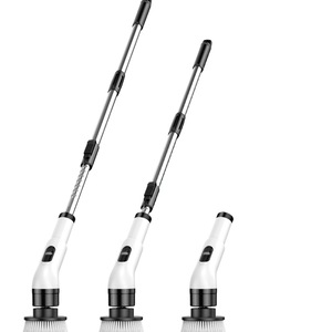 Cepillo de limpieza eléctrico inalámbrico con 9 cabezales de repuesto para cocina y baño, herramienta manual giratoria automática - Product Image 2