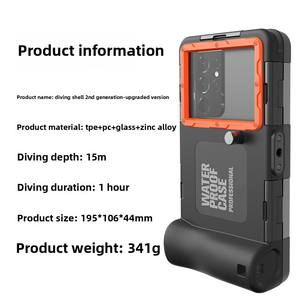 Black Technology 15M Diving Case 5G Protección a prueba de agua Compatible con Samsung para Galaxy S14 para Apple para <span class=keywords><strong>iPhone</strong></span> para Huawei - Product Image 6
