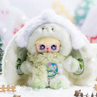 Sugar Heart Lily Rabbit Town Warm Whispering Series Llavero de Peluche Sorpresa, Figura de Juguete Artístico de Moda, Mini Peluche, Colgante para Bolso