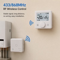 Thermostat de pièce sans fil WiFi RF SS311RF-WF, thermostat pour chaudière à gaz, thermostat pour chauffage au sol, contrôleur de température numérique