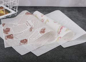 Papier alimentaire personnalisé pour sandwichs avec logo, papier d'emballage pour hamburgers - Product Image 6