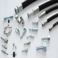 Gewalzter Kohlenstoffstahl-Adapter für Hydraulik-Gummischlauch-Schnellkupplung Metrische Amerikanische Anschlüsse (NPT JIC SAE BSP METRISCH ORFS)