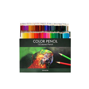 Juego de Lápices de Colores Profesionales de Madera, 12, 18, 24, <span class=keywords><strong>36</strong></span>, 48, 72 Colores para Dibujar, Artistas, Venta al por Mayor, OEM - Product Image 1