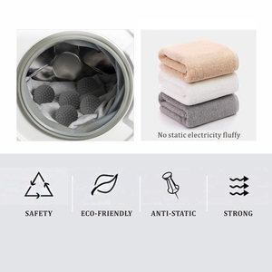 Prodigy Home Boules de séchage de linge en laine et silicone antistatiques réutilisables pour le nettoyage des vêtements de séchage