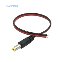 OEM 12V DC 5.5x2.1mm mâle femelle DC prise d'alimentation Jack connecteur câble fiche fil pour CCTV LED